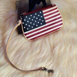 American Flag Card pouch